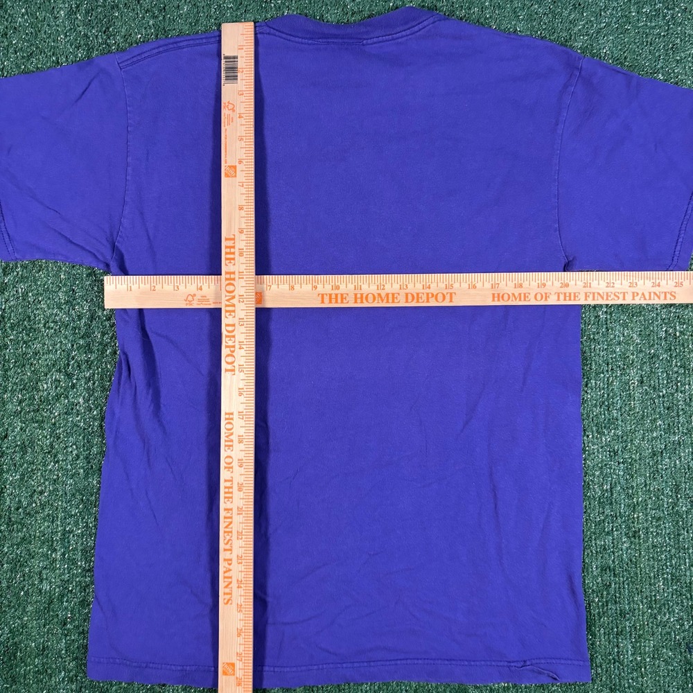 Logo Athletic T-Shirt Mens Large Purple Excellent Vikings Champions Graphic - Picture 3 of 5